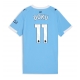 Manchester City Jeremy Doku #11 Replike Domaci Dres za Ženska 2025-26 Kratak Rukav